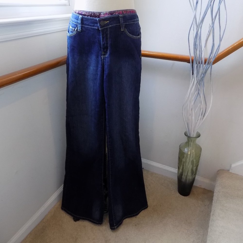 MAX RAVE Wide Leg Denim Jeans Size 7